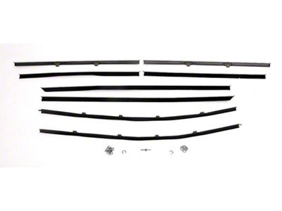 Full Size Chevy Window Felt Kit, 2-Door Sedan, Impala, 1961 (Impala Sedan, Two-Door)