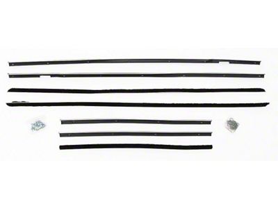 Window Felt Kit,2-Door Sedan,Impala,65-66 (Impala Sedan, Two-Door)