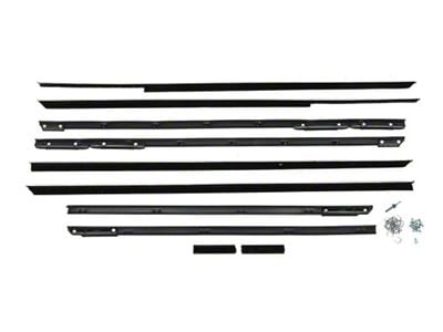 Full Size Chevy Window Felt Kit, 4-Door Hardtop, Impala, 1963-1964 (Impala Coupe, Four-Door)