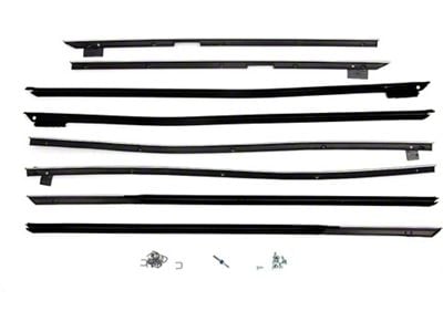 Full Size Chevy Window Felt Kit, 4-Door Hardtop, Impala, 1967-1968 (Impala Coupe, Four-Door)