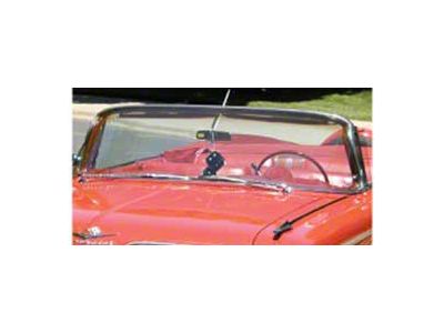 Full Size Chevy Windshield, Tinted & Shaded, 2-Door Hardtop, Impala, 1961 (Impala Sports Coupe, Two-Door)