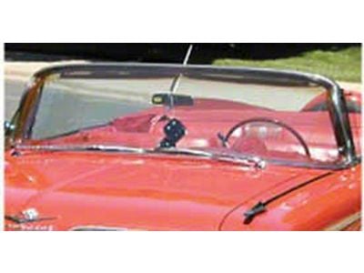 Full Size Chevy Windshield, Tinted & Shaded, 4-Door Hardtop, Impala, 1963-1964