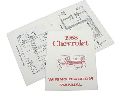 Full Size Chevy Wiring Harness Diagram Manual, 1958