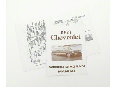 Full Size Chevy Wiring Harness Diagram Manual, 1963