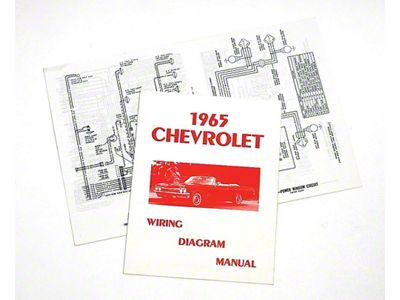 Full Size Chevy Wiring Harness Diagram Manual, 1965