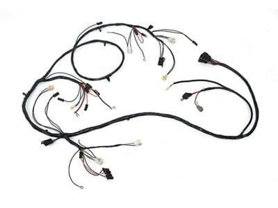 Full Size Chevy Headlight & Alternator Wiring Harness, V8, With Factory Gauges & Fender Lights, 1968