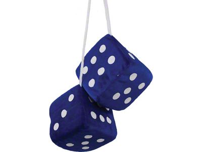 Fuzzy Dice,Blue