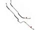 Galaxie Rear Axle Brake Lines, 2-Piece Stainless Steel, 1967