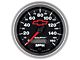 Auto Meter Chevy Black Series 3-3/8-Inch Programmable Speedometer; 0-160 MPH