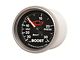 Auto Meter Chevy Black Series 2-1/16-Inch Boost/Vacuum Gauge; 30 inHG / 30 PSI; Mechanical