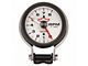 Auto Meter Chevy White Series 3-3/4-Inch Pedestal Tachometer with Shift Light; 0-10000 RPM