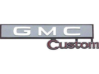 GMC Truck Glove Box Emblem, Custom GMC 1969-1972