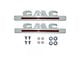 GMC Truck Hood Side Emblems, Chrome With Red Inserts, 1947-1954