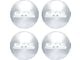 GMC Hub Cap Set Stn Stl White Dtls 1947-1953