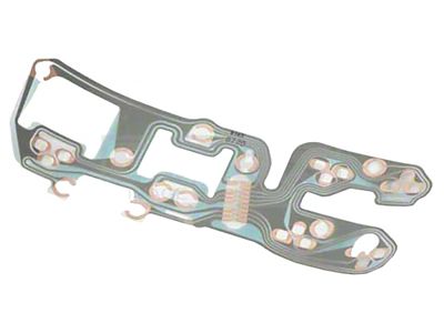 GMC Truck Instrument Panel Printed Circuit, With Factory Gauges And Factory Tachometer, 1984-1987 (Blazer, Sports Utility)