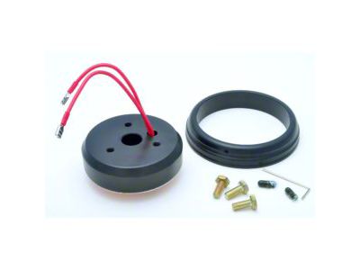 GT Performance GT3 Steering Wheel Installation Hub; Black Anodized (78-91 Bronco)