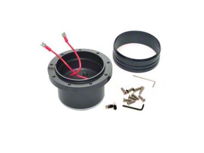 GT Performance GT9 Steering Wheel Installation Hub; Black Anodized (67-74 Bronco)