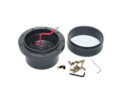 GT Performance GT9 Steering Wheel Installation Hub; Black Anodized (75-77 Bronco)