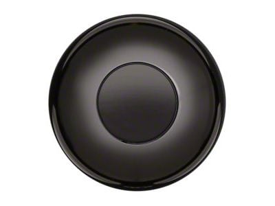 GT Performance Euro/Gasser Horn Button; Smooth; Black (Universal; Some Adaptation May Be Required)