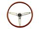 GT Performance GT3 Classic Steering Wheel; Wood and Polished (Universal; Some Adaptation May Be Required)