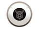 GT Performance Euro/Gasser Horn Button with V8 Logo; Smooth; Polished (Universal; Some Adaptation May Be Required)