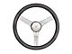 GT Performance GT3 Retro Gasser Banjo Style Steering Wheel; Leather (Universal; Some Adaptation May Be Required)