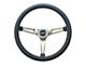 GT Performance GT3 Retro Slot Style Steering Wheel; Leather (Universal; Some Adaptation May Be Required)