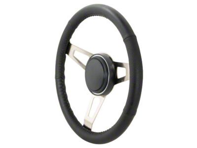 GT Performance GT3 Retro Tuff Design Steering Wheel; Leather (Universal; Some Adaptation May Be Required)