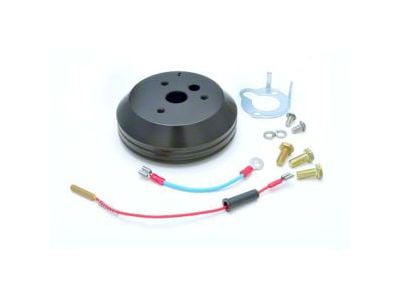 GT Performance GT3 Steering Wheel Installation Hub; Black Anodized (67-68 Chevelle)