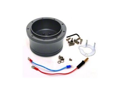 GT Performance GT9 Steering Wheel Installation Hub; Black Anodized (67-68 Chevelle)