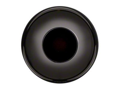 GT Performance Euro/Gasser Horn Button; Smooth; Black (Universal; Some Adaptation May Be Required)