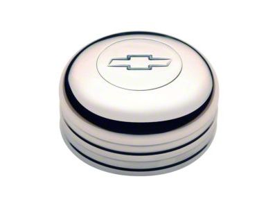 GT Performance GT3 Low Profile Horn Button with Engraved Chevy Bowtie Logo (Universal; Some Adaptation May Be Required)