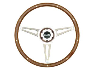 GT Performance GT3 Retro Cobra Style Steering Wheel; Wood (Universal; Some Adaptation May Be Required)