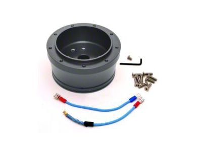 GT Performance GT9 Steering Wheel Installation Hub; Black Anodized (68-87 Caballero, El Camino, Sprint)