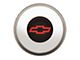 GT Performance Euro/Gasser Horn Button with Chevy Bowtie Logo; Smooth; Polished (Universal; Some Adaptation May Be Required)