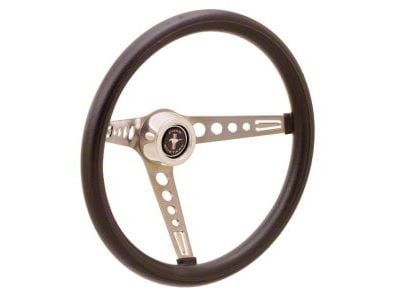 GT Performance GT3 Retro Mustang Style Foam Steering Wheel (Universal; Some Adaptation May Be Required)