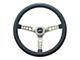 GT Performance GT3 Retro Mustang Style Steering Wheel; Leather (Universal; Some Adaptation May Be Required)