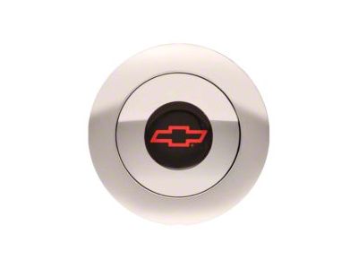 GT Performance GT9 Large Horn Button with Chevy Bowtie Logo (Universal; Some Adaptation May Be Required)