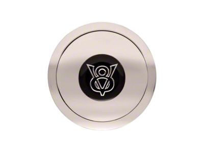 GT Performance GT9 Small Horn Button with V8 Logo (Universal; Some Adaptation May Be Required)