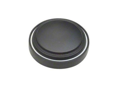 GT Performance Tuff Horn Button Cap; Black Textured (Universal; Some Adaptation May Be Required)