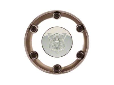 GT Performance Euro/Gasser Horn Button with Engraved V8 Logo; 6-Hole; Polished (Universal; Some Adaptation May Be Required)