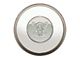 GT Performance Euro/Gasser Horn Button with Engraved V8 Logo; Smooth; Polished (Universal; Some Adaptation May Be Required)