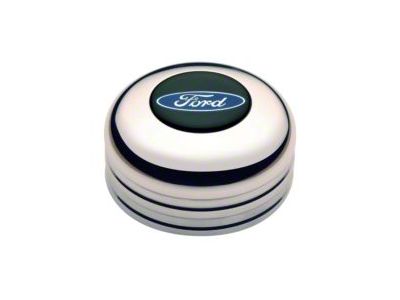 GT Performance GT3 Low Profile Horn Button with Ford Oval Logo (Universal; Some Adaptation May Be Required)