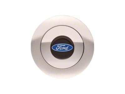 GT Performance GT9 Large Horn Button with Ford Oval Logo (Universal; Some Adaptation May Be Required)