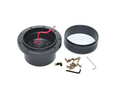 GT Performance GT9 Steering Wheel Installation Hub; Black Anodized (65-77 F-100, F-150, F-250, F-350)