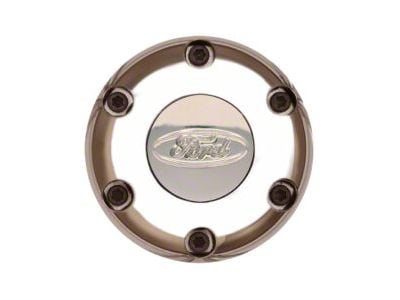 GT Performance Euro/Gasser Horn Button with Engraved Ford Oval; 6-Hole; Polished (Universal; Some Adaptation May Be Required)