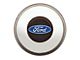 GT Performance Euro/Gasser Horn Button with Ford Oval Logo; Smooth; Polished (Universal; Some Adaptation May Be Required)