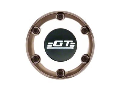 GT Performance Euro/Gasser Horn Button with GT Logo; 6-Hole; Polished (Universal; Some Adaptation May Be Required)