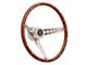 GT Performance GT3 Retro Mustang Style Steering Wheel; Wood (Universal; Some Adaptation May Be Required)