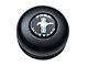 GT Performance GT3 Standard Horn Button with Mustang Logo; Black Anodized (Universal; Some Adaptation May Be Required)